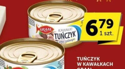 Tuńczyk w kawałkach Graal promocja w Groszek