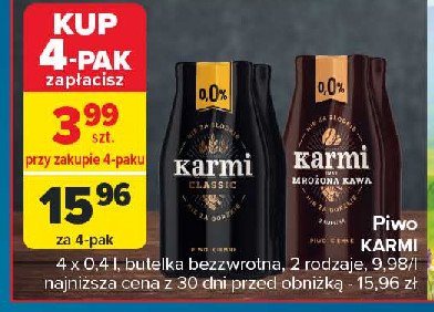 Piwo Karmi mrożona kawa promocja