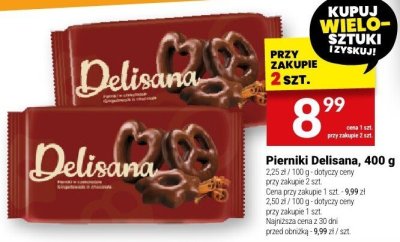 Pierniki Delisana, 400 g promocja w Twój Market
