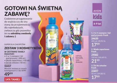 Woda zapachowa Avon Kids Fresh promocja w AVON