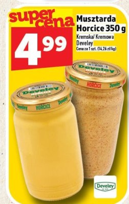 Musztarda Horcice 350 g Kremska/ Kremova Develey promocja w TOPAZ