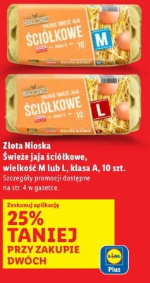 Jaja świeże ściółkowe klasa A promocja w Lidl