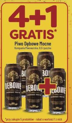 Piwo Dębowe Mocne Kompania Piwowarska promocja w POLOmarket