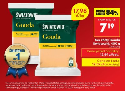Ser żółty Gouda  promocja w Biedronka