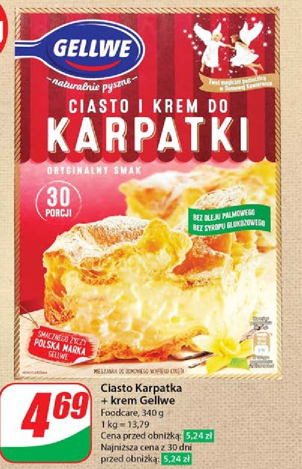 Ciasto i krem do karpatki Gellwe promocja