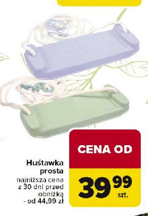 Huśtawka prosta promocja w Carrefour
