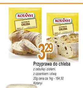 Przyprawa do chleba z cebulk膮 i zio艂ami Kotanyi promocja