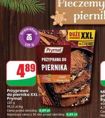 Przyprawa do piernika XXL Prymat promocja w Dino