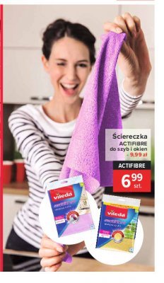 Ściereczka z mikrofibry do szyb i luster Vileda promocja
