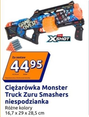 Ciężarówka Monster Truck niespodzianka X-Shot promocja w Action
