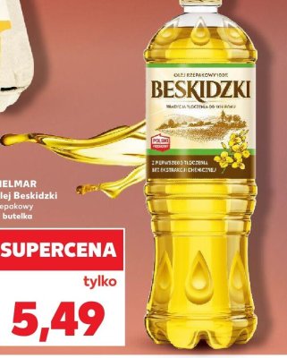 Olej Beskidzki rzepakowy promocja w Kaufland
