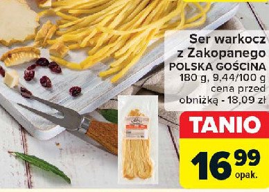 Ser z zakopanego warkocz Polska gościna promocja