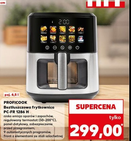 Frytkownica pc-fr 1286 h Profi cook promocja w Kaufland