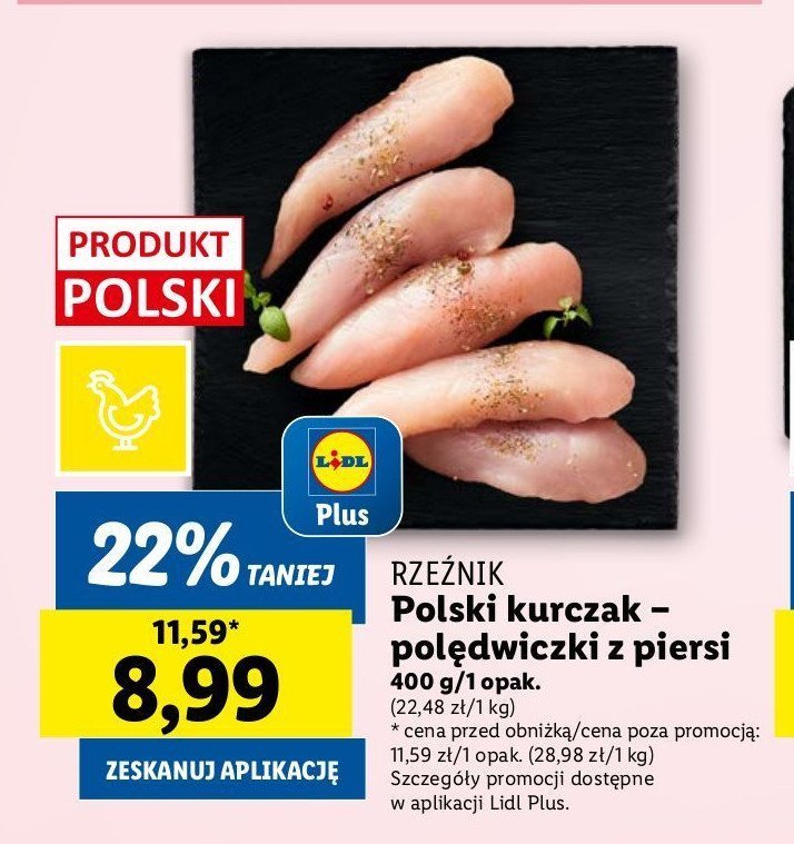 Polędwiczki z kurczaka Rzeźnik codzienna dostawa promocja