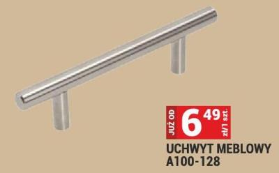 Uchwyt meblowy UCHWYT MEBLOWY A100-128 promocja w Merkury Market