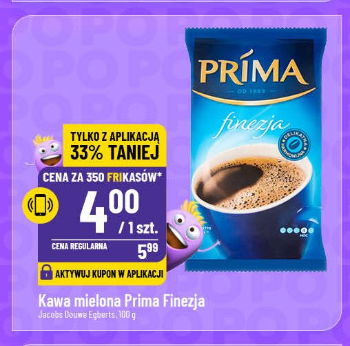 Kawa Prima Finezja promocja w POLOmarket