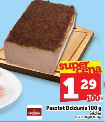 Pasztet Dzidunia Sokołów promocja w TOPAZ