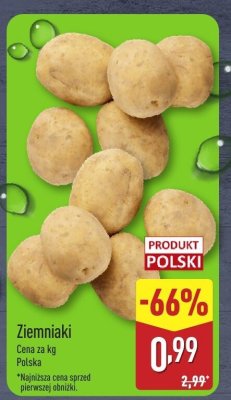Ziemniaki promocja w Aldi