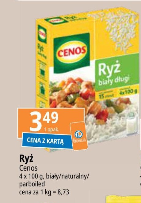 Ryż parboiled Cenos promocja