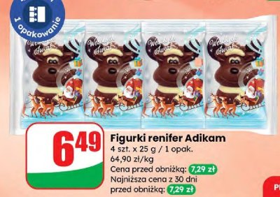 Figurki renifer 4 szt. promocja w Dino