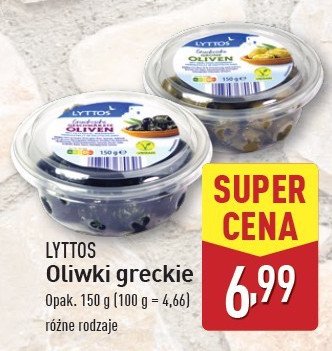Oliwki czarne Lyttos promocja w Aldi
