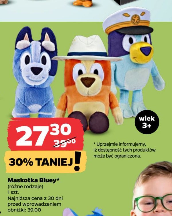 Maskotka bluey promocja