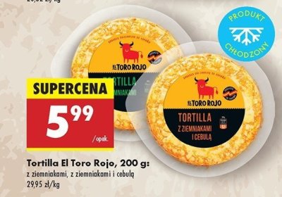 Tortilla z ziemniakami El toro rojo promocja