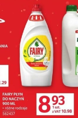 Płyn do naczyń Fairy 900 ML promocja w Selgros