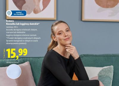 Koszulka damska rozmiary: XS-L promocja w Lidl