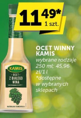 Ocet winny Kamis promocja w Euro Sklep