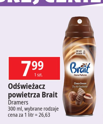 Odświeżacz choco dream Brait promocja