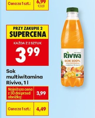 Sok multiwitamina, 1 l promocja w Biedronka