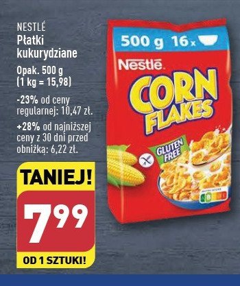 Płatki śniadaniowe Nestle corn flakes Corn flakes (nestle) promocja w Aldi