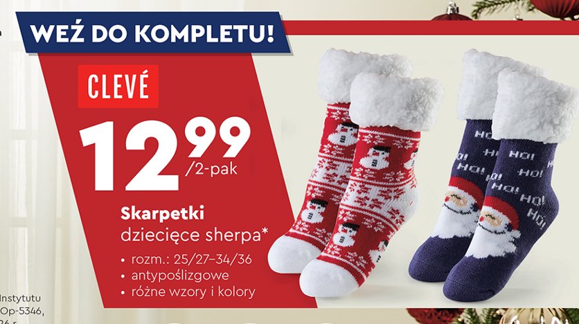 Skarpetki dzieci臋ce sherpa 25/27-34/36 Cleve promocja