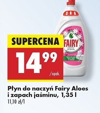 Płyn do mycia aloes i jaśmin Fairy promocja