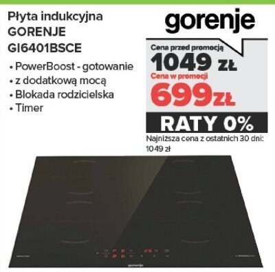 Płyta indukcyjna GI6401BSCE promocja w NEONET