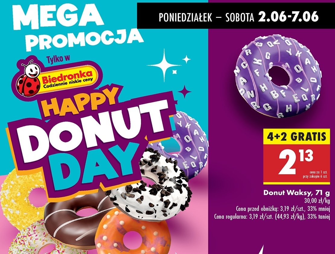 Donut waksy promocja