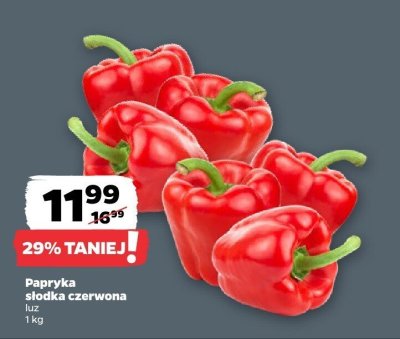 Papryka słodka czerwona luz promocja w Netto