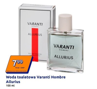 Woda toaletowa Varanti Hombre Allurius promocja w Action