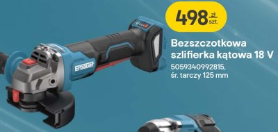 Bezszczotowa szlifierka kątowa 18 V promocja w Castorama