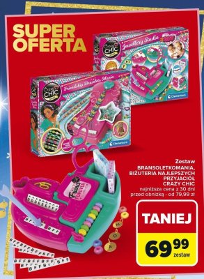 Zestaw BRANSOLETKOMAMA, BIŻUTERIA NAJLEPSZYCH PRZYJACIÓŁ CRAZY CHIC promocja w Carrefour