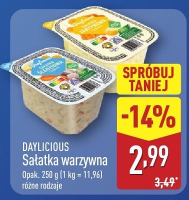 Sałatka warzywna DAYLICIOUS promocja w Aldi