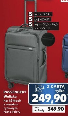 Walizka na ko艂kach 68.5 x 42.5 x 29 cm Passenger promocja