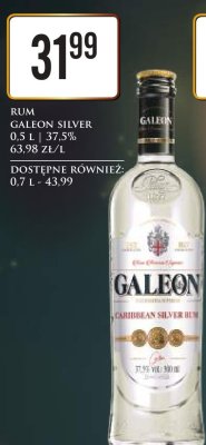 Rum Silver Galeon promocja w Dino