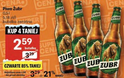 Piwo promocja w Delikatesy Centrum