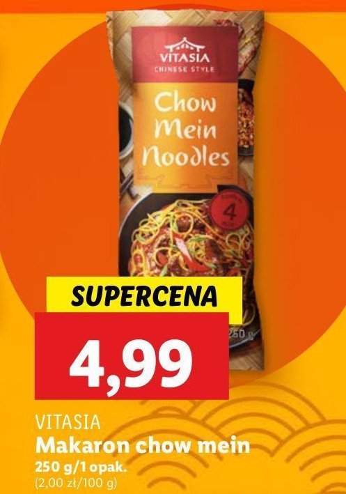 Makaron chow mein Vitasia promocja