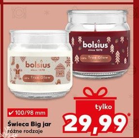 Świeczka big jar Bolsius promocja