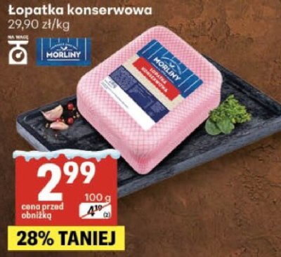 Łopatka konserwowa promocja w Delikatesy Centrum