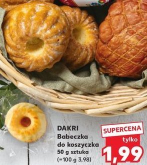 Babeczka do koszyczka Dakri promocja