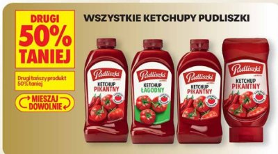 Ketchup Pudliszki - wszystkie rodzaje promocja w Biedronka